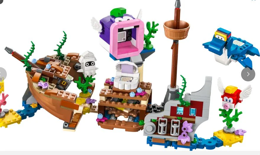 LEGO 71432 SUPER MARIO - DORRIES SUNKEN SHIPWRECK ADVENTURE EXPANSION SET - Image 2