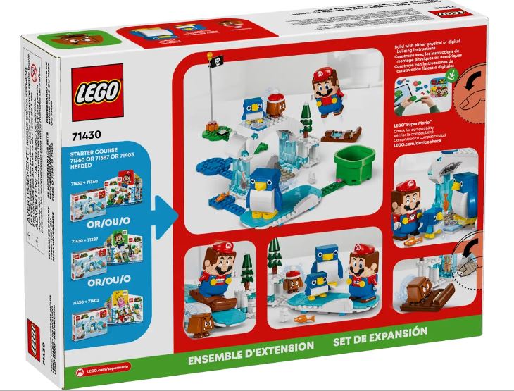 LEGO 71430 SUPER MARIO - PENGUIN FAMILY SNOW ADVENTURE EXPANSION SET - Image 5