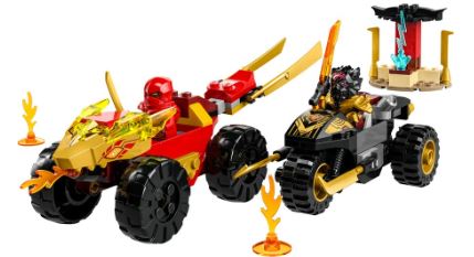 LEGO 71789 NINJAGO - KAIAND RAS'S CAR AND BIKE BATTLE - Image 2