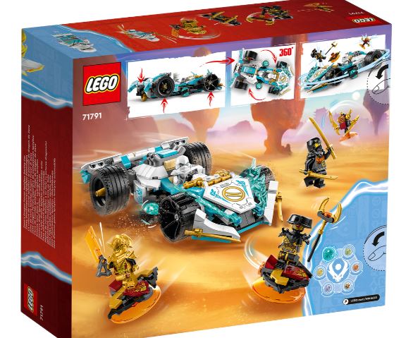 LEGO 71791 NINJAGO - ZANE'S DRAGON POWER SPINJITZU RACE CAR - Image 3