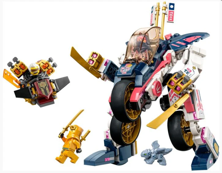 LEGO 71792 NINJAGO - SORA'S TRANSFORMING MECH BIKE RACER - Image 2