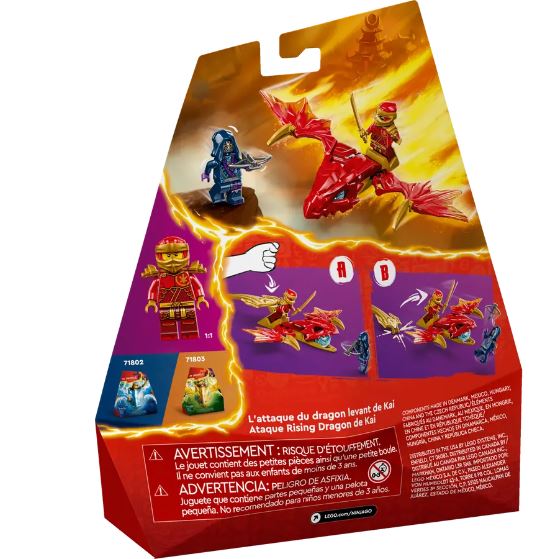 LEGO 71801 NINJAGO - KAIS RISING DRAGON STRIKE - Image 4