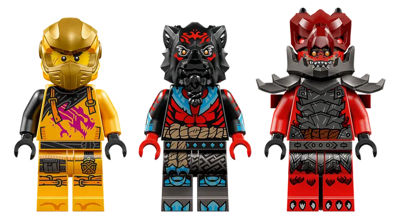 LEGO 71833 NINJAGO RAS AND ARINS SUPER STORM JET - Image 4