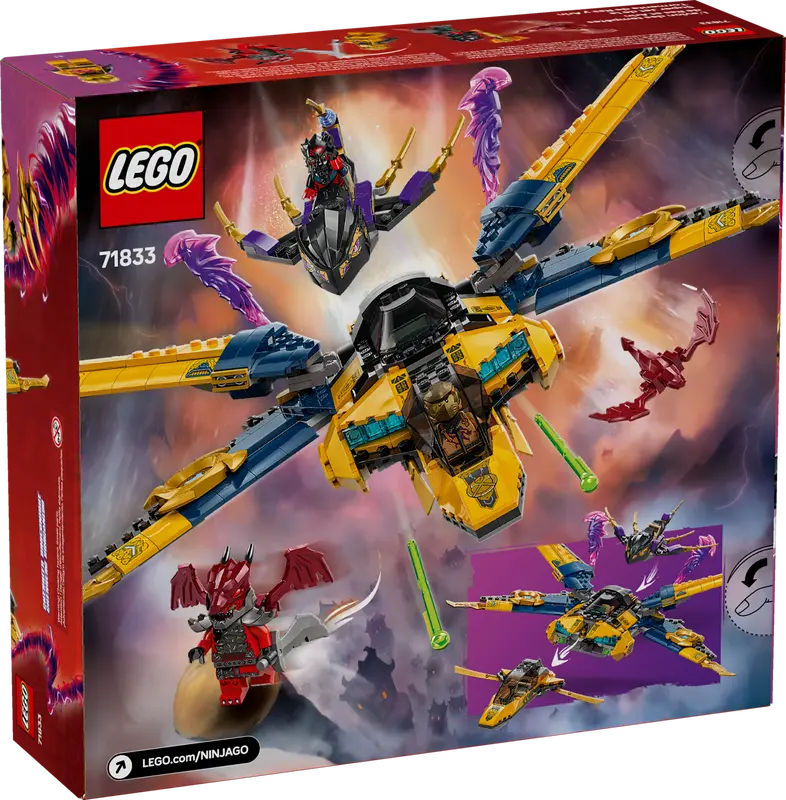 LEGO 71833 NINJAGO RAS AND ARINS SUPER STORM JET - Image 9