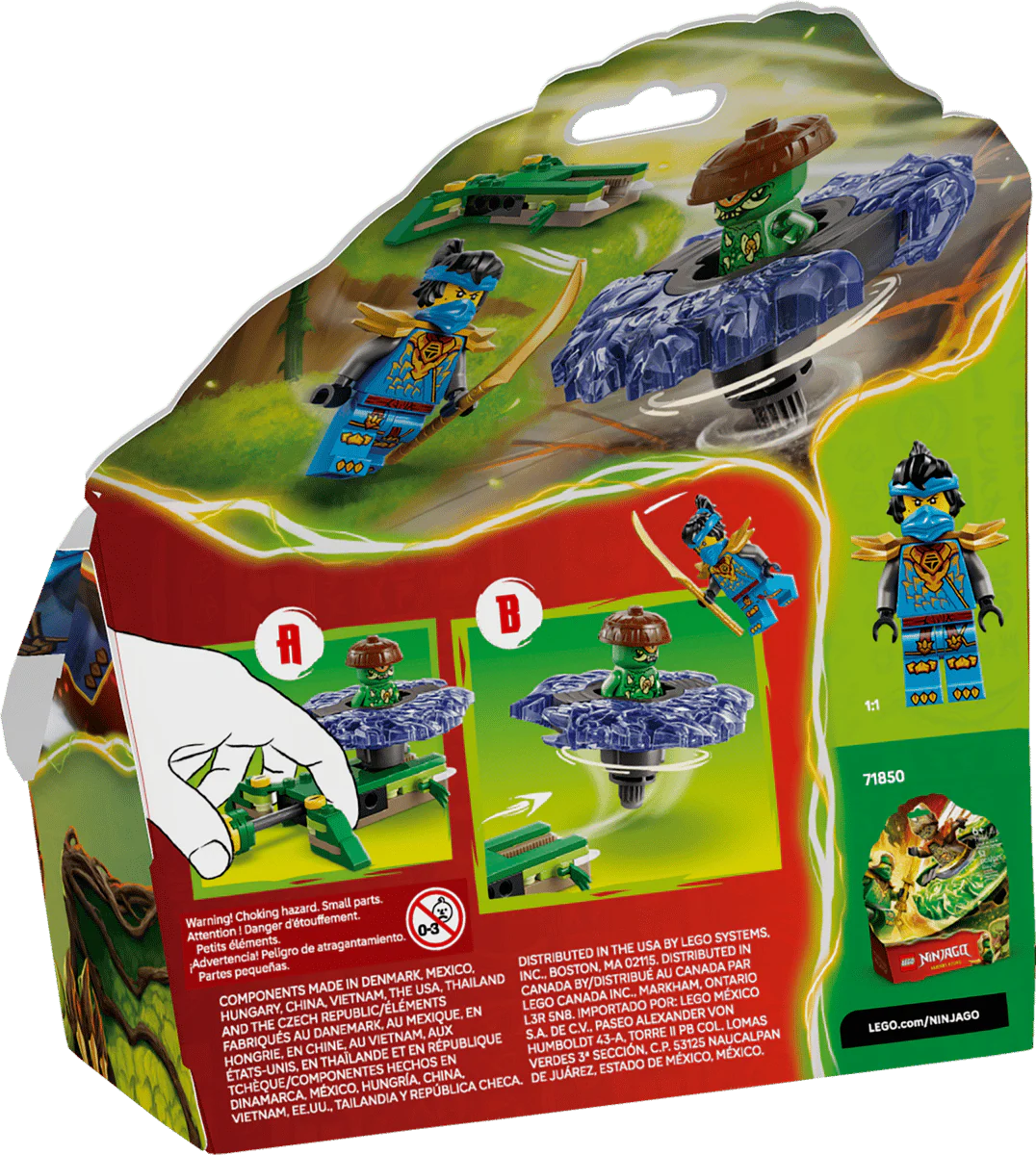 LEGO 71849 NINJAGO - NYA VS MUTATION MONSTER SPINNER - Image 4