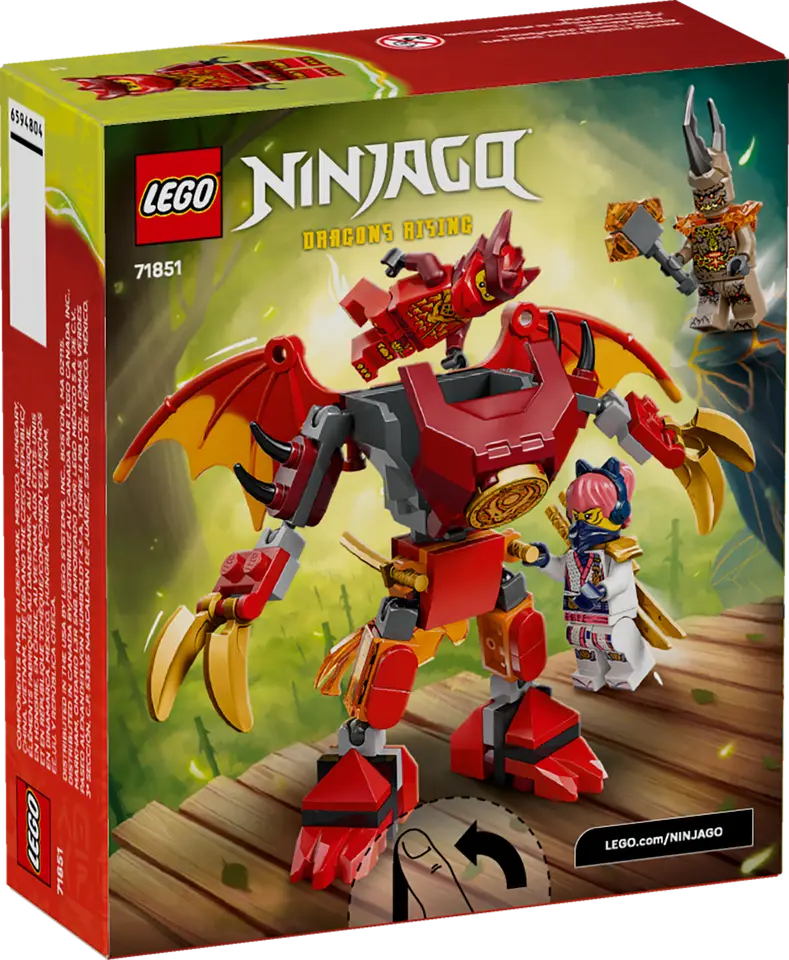 LEGO 71851 NINJAGO - KAI'S DRAGON MECH BATTLE PACK - Image 7