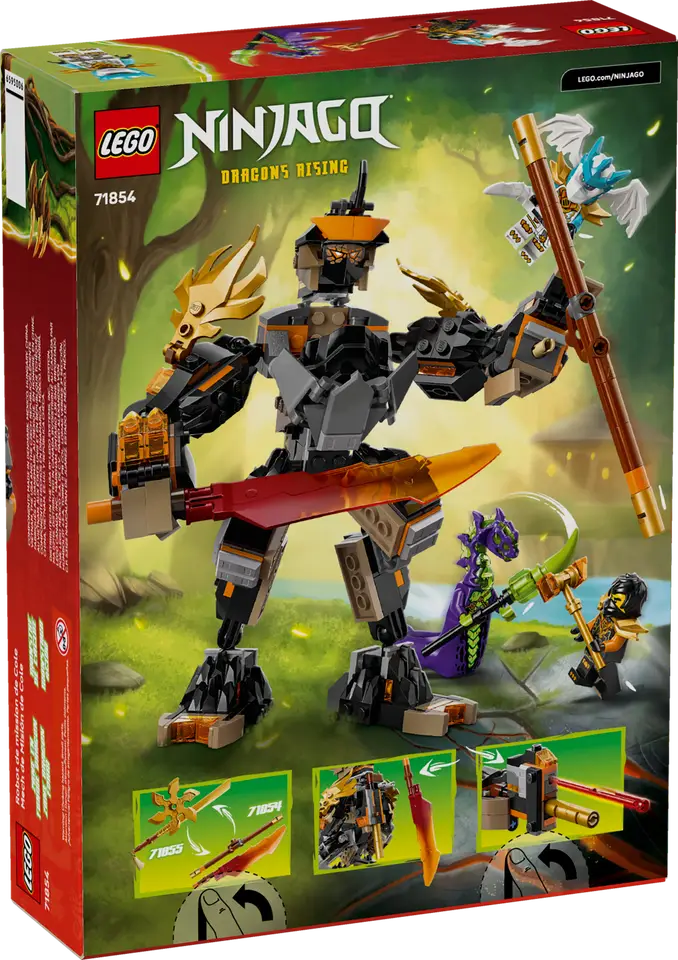 LEGO 71854 NINJAGO - COLE'S MISSION MECH AND DRAGON ZANE - Image 10