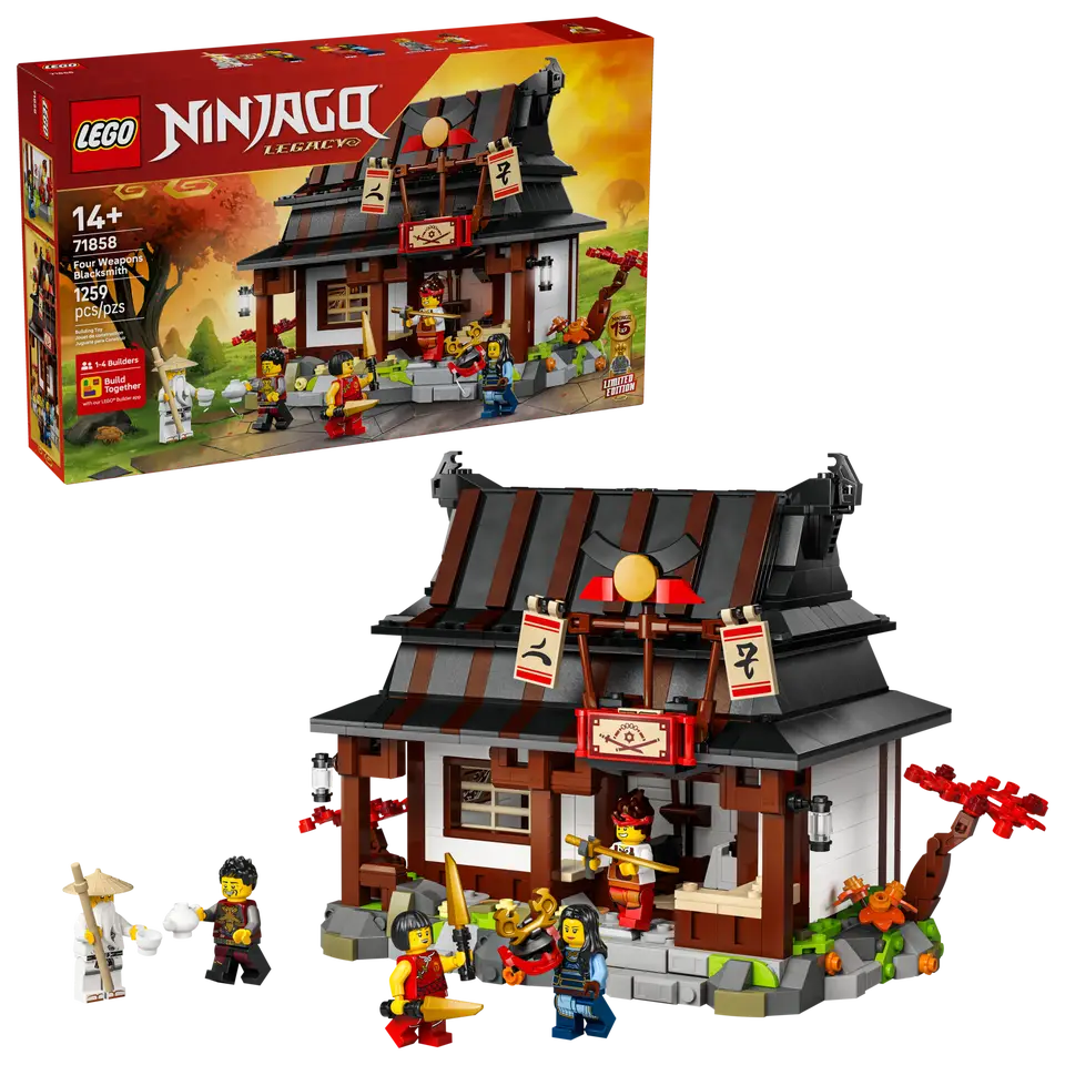 LEGO 71858 NINJAGO - FOUR WEAPONS BLACKSMITH 15TH ANNIVERSARY