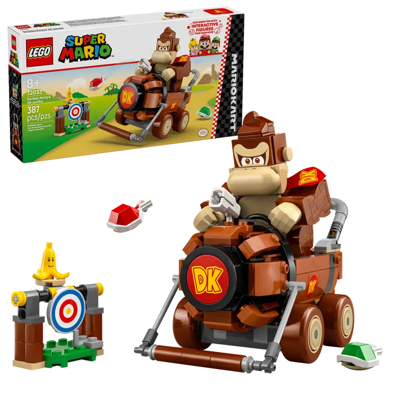 LEGO 72033 SUPER MARIO MARIO KART – DONKEY KONG & DK JUMBO
