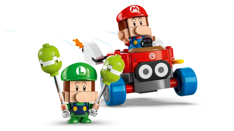 LEGO 72034 SUPER MARIO MARIO KART – BABY MARIO VS. BABY LUIGI - Image 5