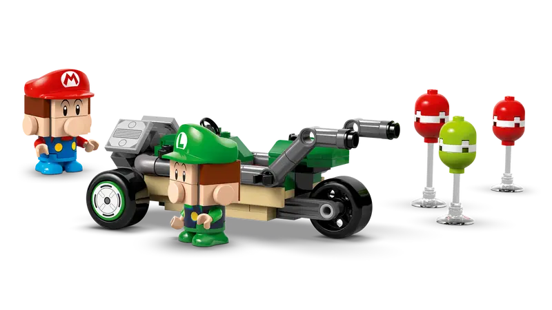 LEGO 72034 SUPER MARIO MARIO KART – BABY MARIO VS. BABY LUIGI - Image 6