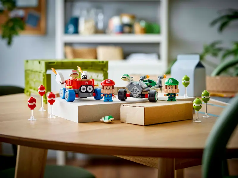 LEGO 72034 SUPER MARIO MARIO KART – BABY MARIO VS. BABY LUIGI - Image 8
