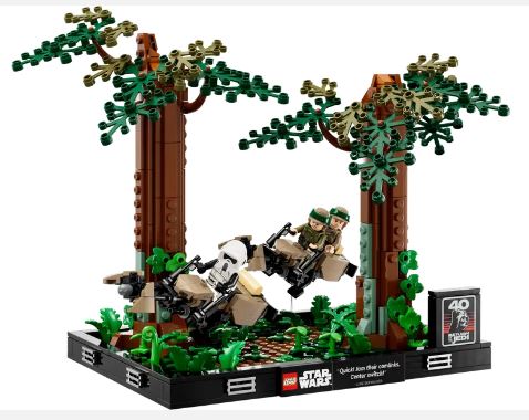 LEGO 75353 ENDOR SPEEDER CHASE DIORAMA