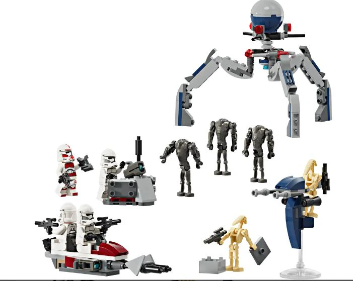 LEGO 75372 STAR WARS  CLONE TROOPER™ & BATTLE DROID™ BATTLE PACK - Image 2