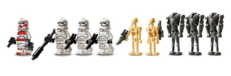 LEGO 75372 STAR WARS  CLONE TROOPER™ & BATTLE DROID™ BATTLE PACK - Image 5