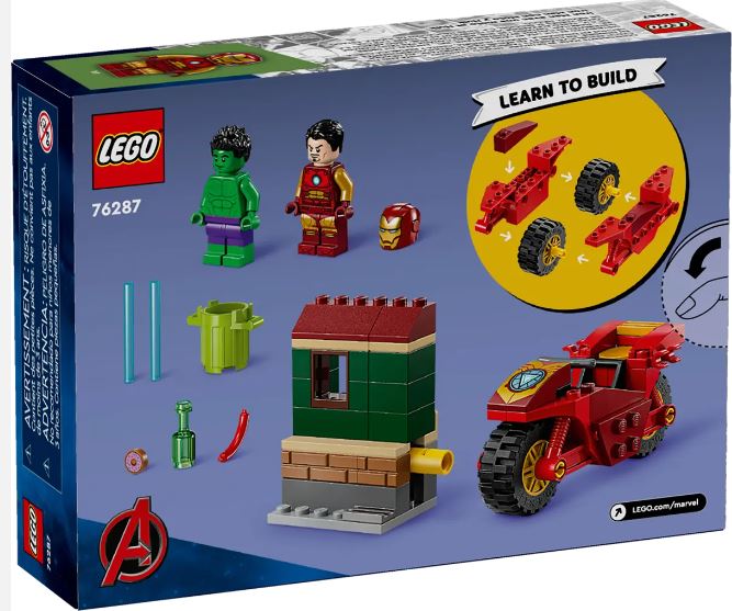 LEGO 76287 - MARVEL - IRON MAN WITH BIKE AND THE HULK - Image 5