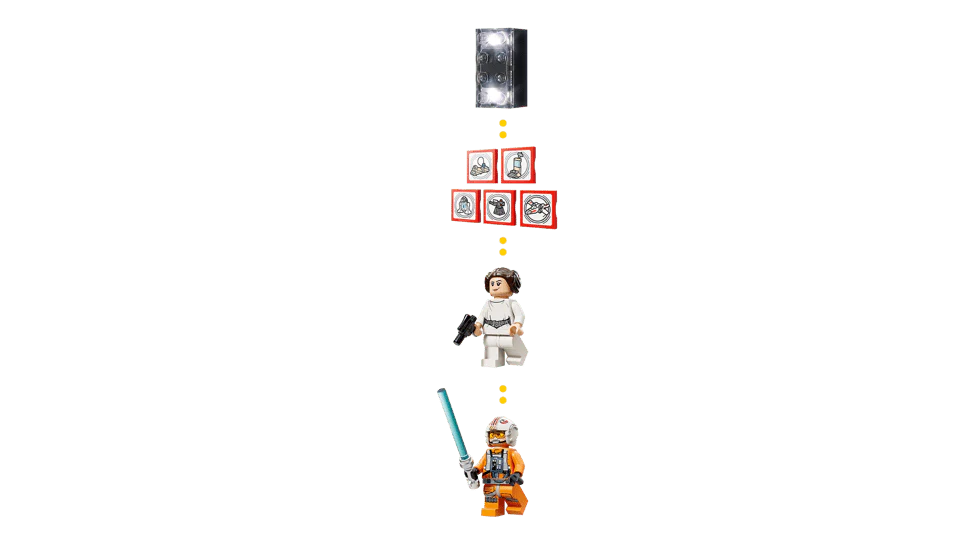 LEGO 75423 STAR WARS SMART PLAY - LUKES RED FIVE X-WING - Image 4