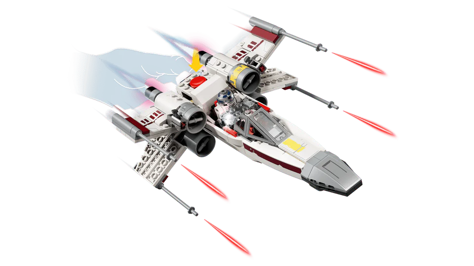 LEGO 75423 STAR WARS SMART PLAY - LUKES RED FIVE X-WING - Image 9