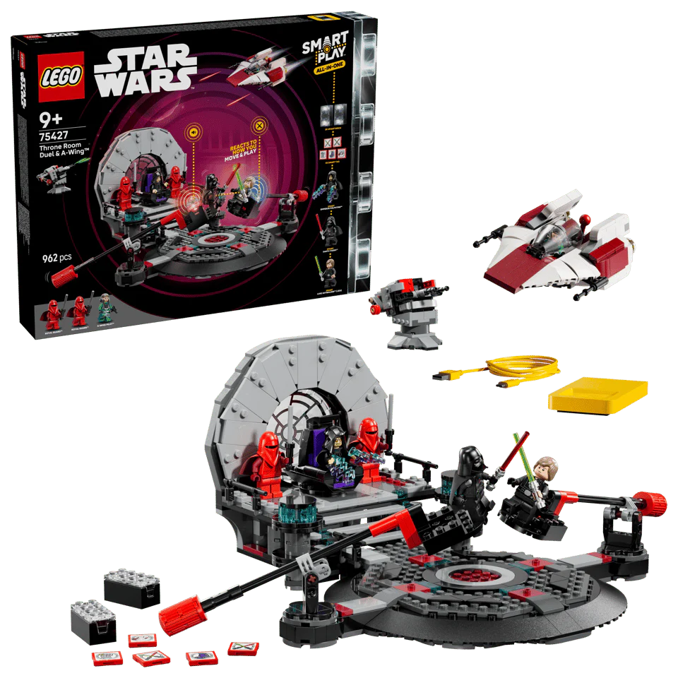 LEGO 75427 STAR WARS SMART PLAY - THRONE ROOM DUEL AND A-WING