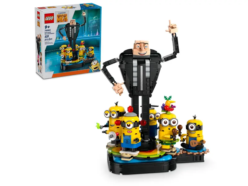 LEGO 75582 DESPICABLE ME4 - BRICK BUILT GRU AND MINIONS - Image 2