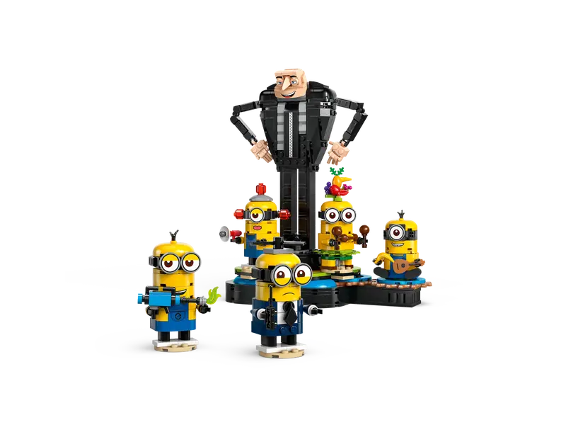 LEGO 75582 DESPICABLE ME4 - BRICK BUILT GRU AND MINIONS - Image 3