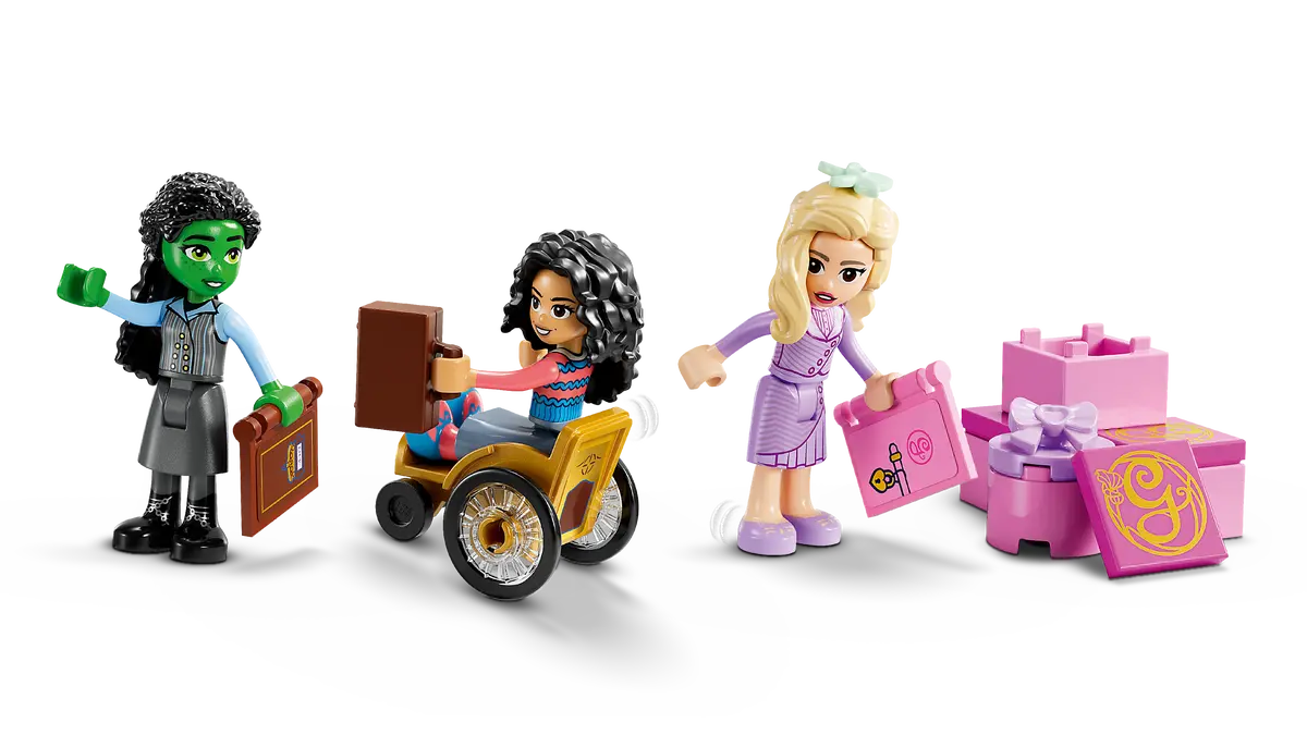 LEGO 75681 WICKED - GLINDA, ELPHABA & NESSAROSE AT SHIZ UNIVERSITY - Image 2
