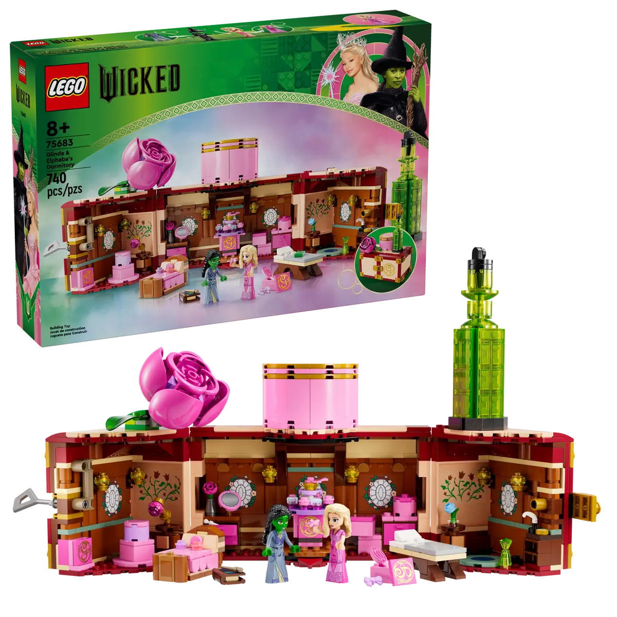 LEGO 75683 WICKED - GLINDA & ELPHABA'S DORMITORY
