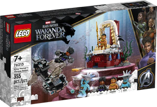 LEGO 76213 BLACK PANTHER WAKANDA FOREVER : KING NAMORS THRONE ROOM