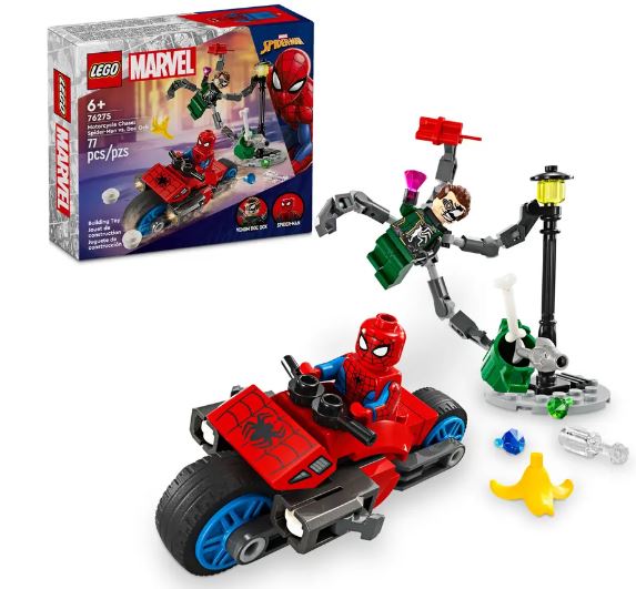 LEGO 76275 - MARVEL - MOTORCYCLE CHASE - SPIDER-MAN VS DOC OCK - Image 2