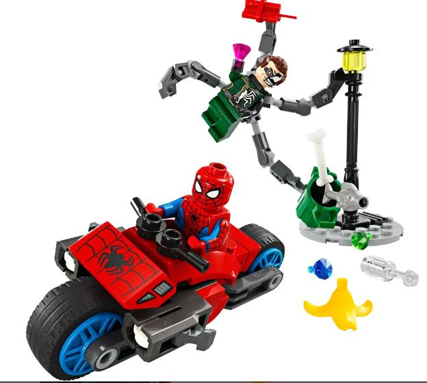 LEGO 76275 - MARVEL - MOTORCYCLE CHASE - SPIDER-MAN VS DOC OCK - Image 3