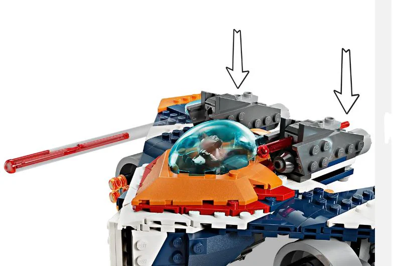LEGO 76278 - MARVEL - ROCKETS WARBIRD VS RONAN - Image 6