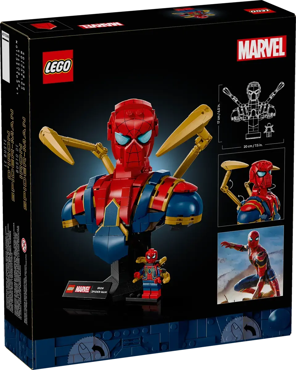 LEGO 76326 MARVEL - IRON SPIDER MAN BUST - Image 2