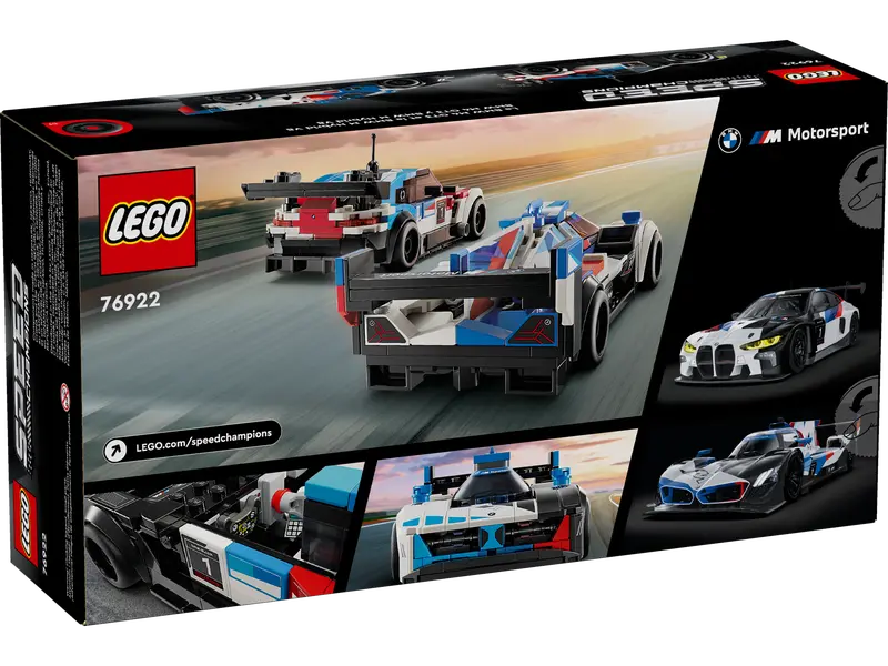 LEGO 76922 SPEED CHAMPIONS - BMW M4 GT3 & BMW M HYBRID V8 RACE CARS - Image 2