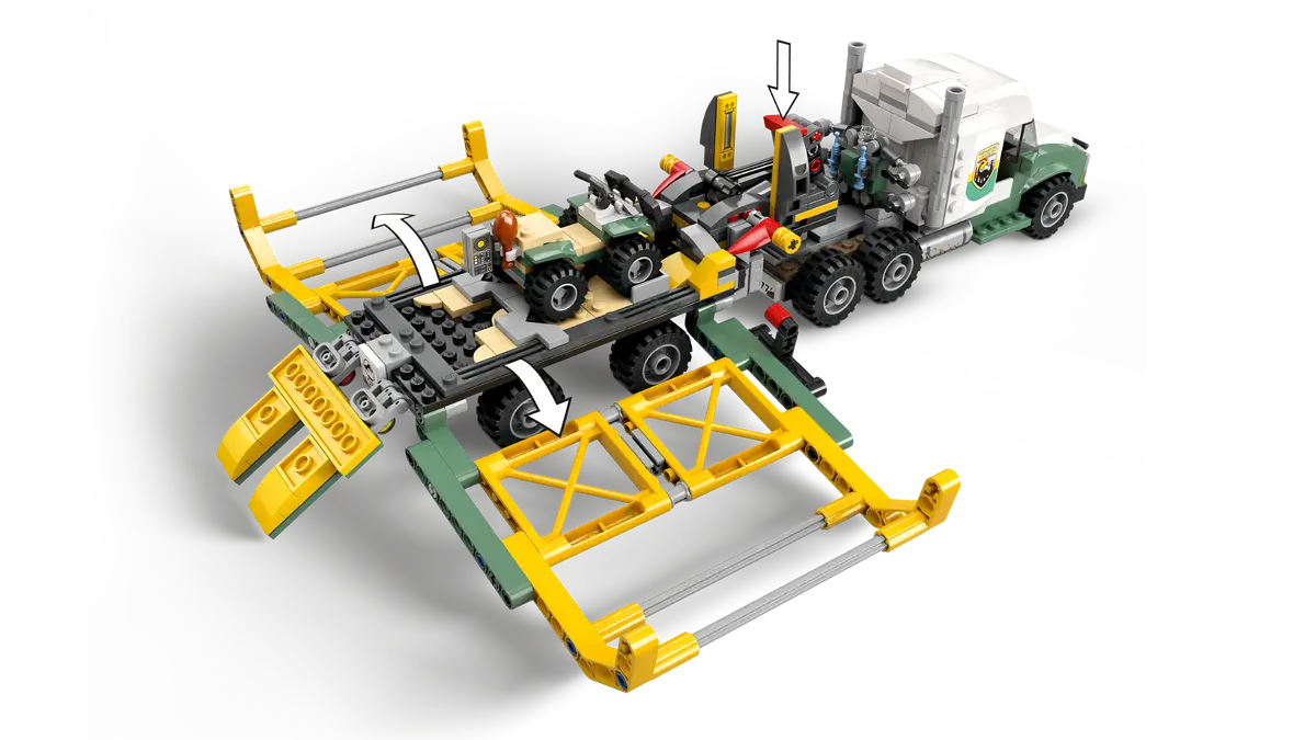 LEGO 76966 - DINOSAUR MISSIONS-ALLOSAURUS TRANSPORT TRUCK - Image 4