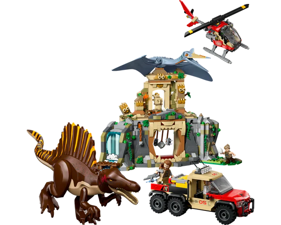 LEGO 76976 JURASSIC WORLD - SPINOSAURUS AND QUETZALCOATLUS AIR MISSION - Image 2