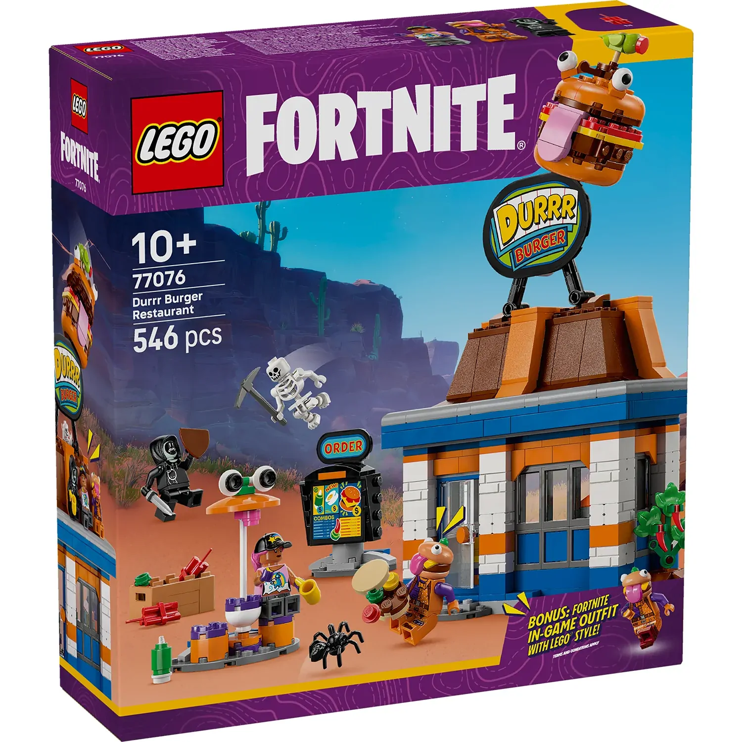 LEGO 77076 FORTNITE DURRR BURGER RESTAURANT