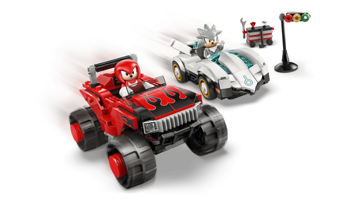 LEGO 77118 SONIC THE HEDGEHOG - SILVER'S CAR VS KNUCKLES MONSTER TRUCK - Image 7