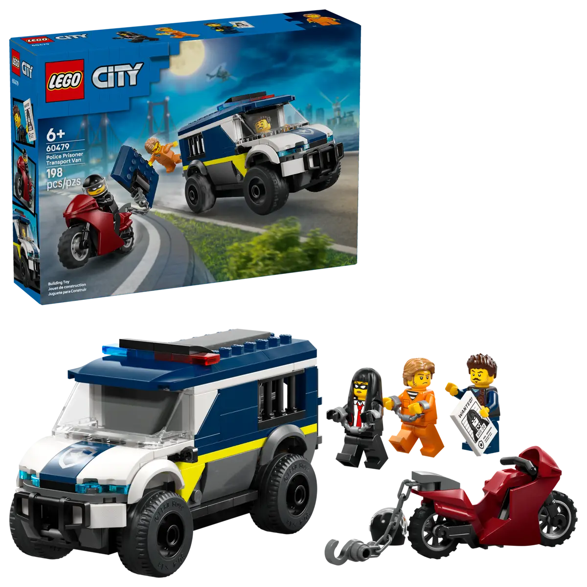 LEGO 60479 CITY  - POLICE PRISONER TRANSPORT VAN