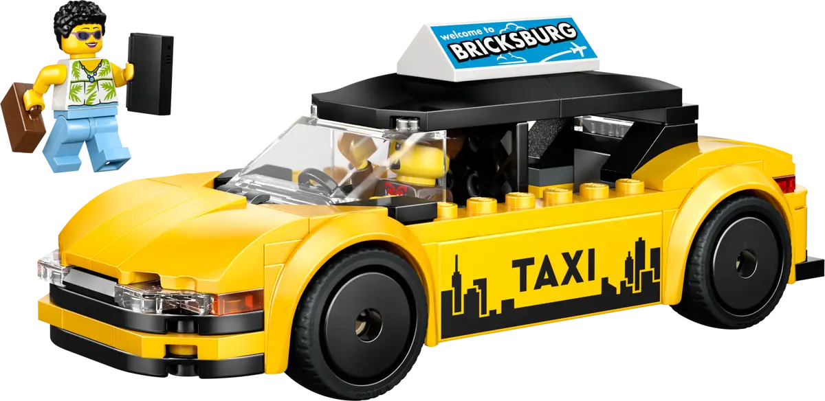 LEGO 60487 CITY - YELLOW TAXI - Image 2