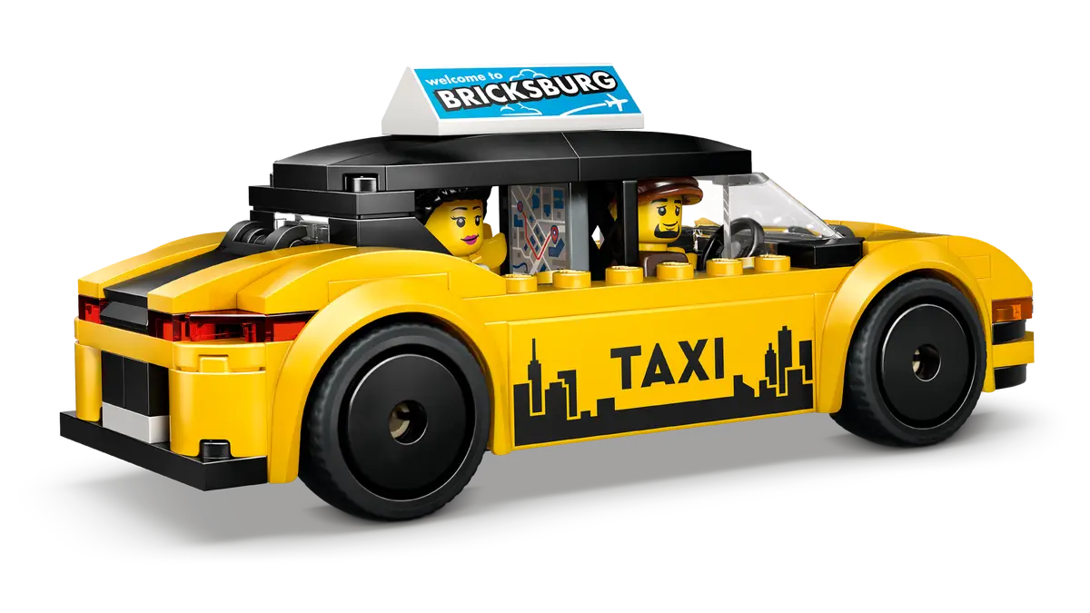 LEGO 60487 CITY - YELLOW TAXI - Image 4