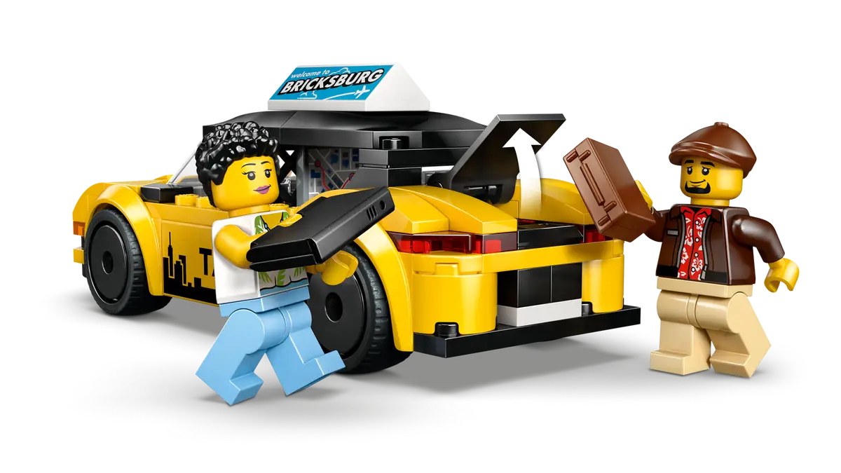 LEGO 60487 CITY - YELLOW TAXI - Image 5