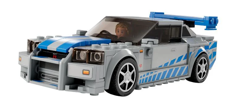 LEGO 76917 SPEED CHAMPIONS 2 FAST 2 FURIOUS NISSAN SKYLINE GT-R (R34) - Image 2