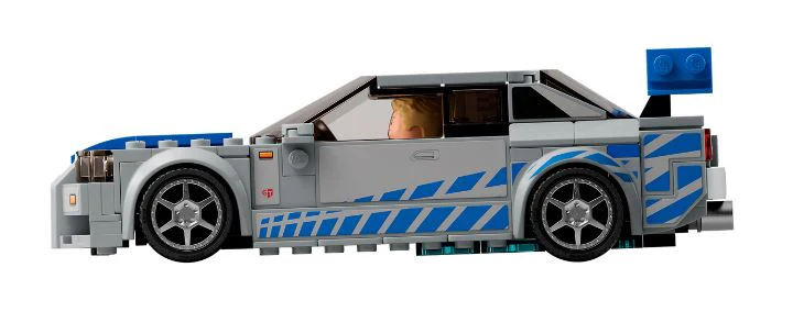 LEGO 76917 SPEED CHAMPIONS 2 FAST 2 FURIOUS NISSAN SKYLINE GT-R (R34) - Image 3