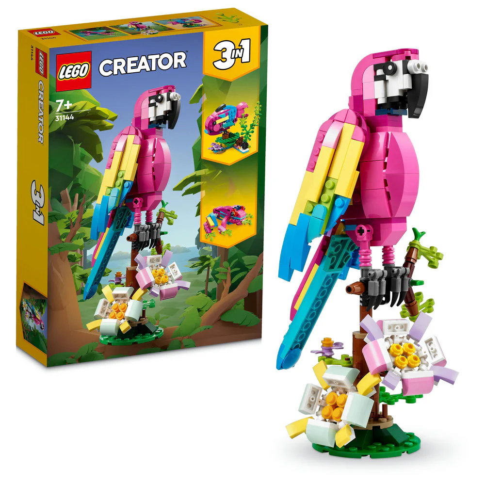LEGO 31144 CREATOR  EXOTIC PINK PARROT 3 IN 1
