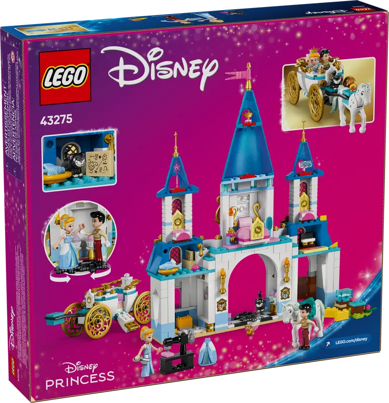 LEGO 43275 DISNEY CINDERELLA'S CASTLE AND HORSE CARRIAGE - Image 10