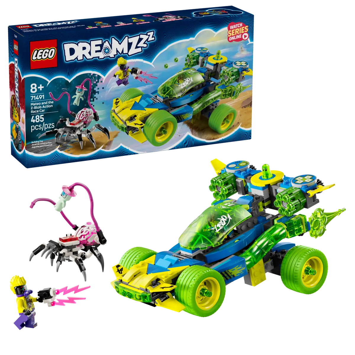 LEGO 71491 DREAMZZZ  MATEO AND THE Z-BLOB ACTION RACE CAR