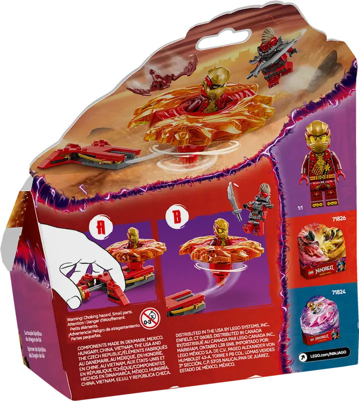 LEGO 71823 NINJAGO KAI'S DRAGON SPINJITZU SPINNER - Image 8