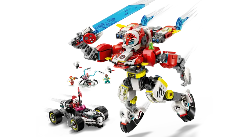 LEGO 71497 DREAMZZZ COOPER'S TIGER MECH AND ZERO'S HOT ROD CAR - Image 3