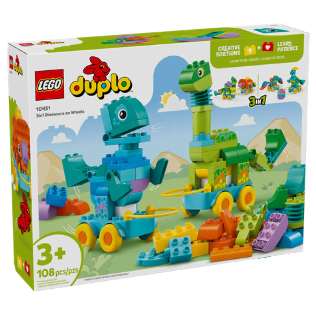 LEGO 10451 DUPLO  -  3IN1 DINOSAURS ON WHEELS - Image 2