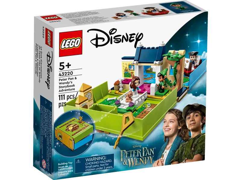 LEGO 43220 DISNEY  PETER PAN AND WENDY'S STORYBOOK ADVENTURE